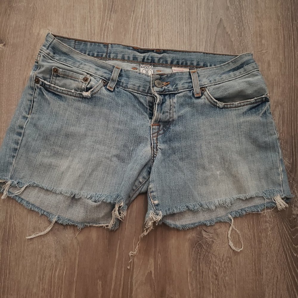 Lucky brand distressed shorts